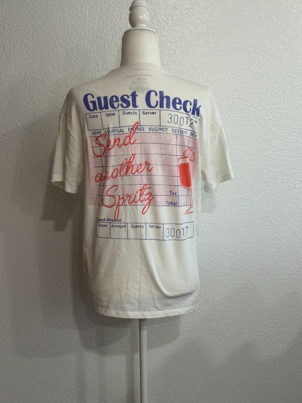 Grayson Threads Graphic Tee XXS Cin Cin Spritz Shirt White Cocktail Graphic Tee - Picture 5 of 6